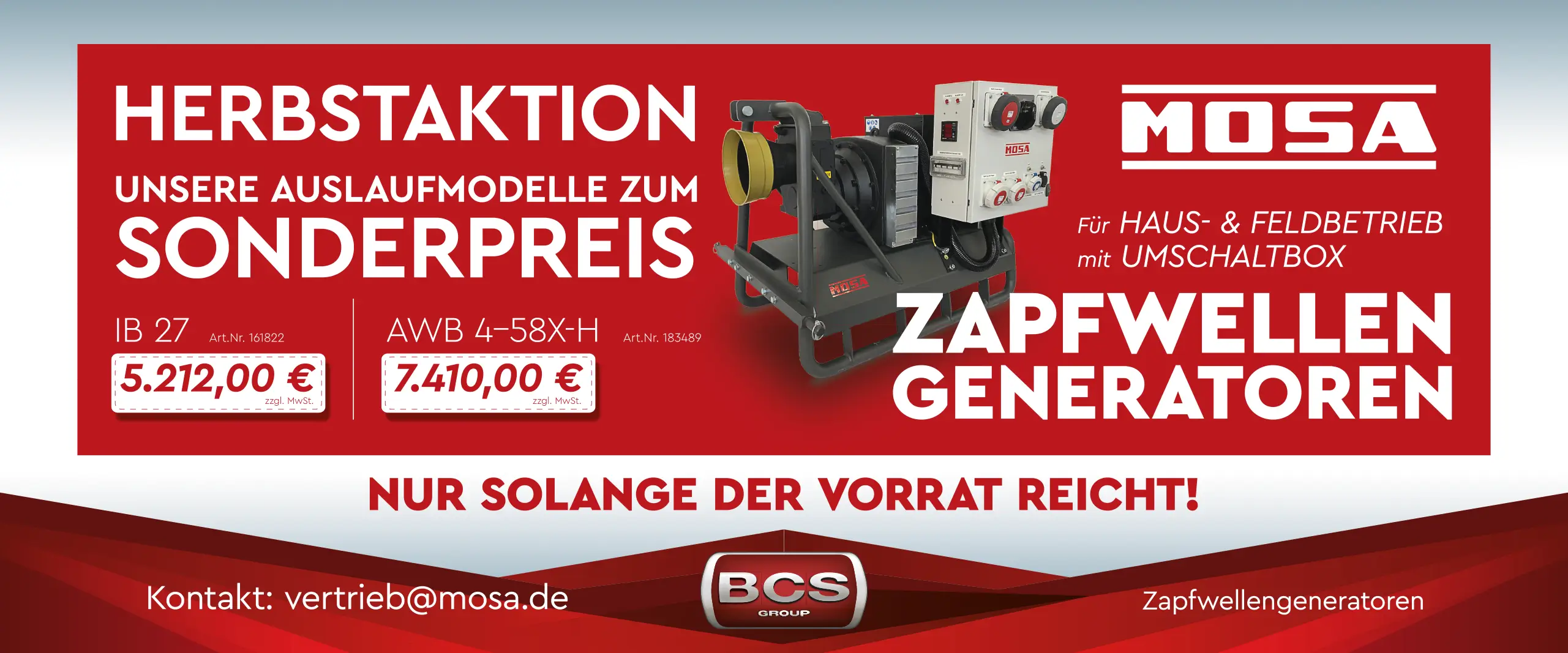 Abverkauf_2026_Zapfwellengenerator_Herbst